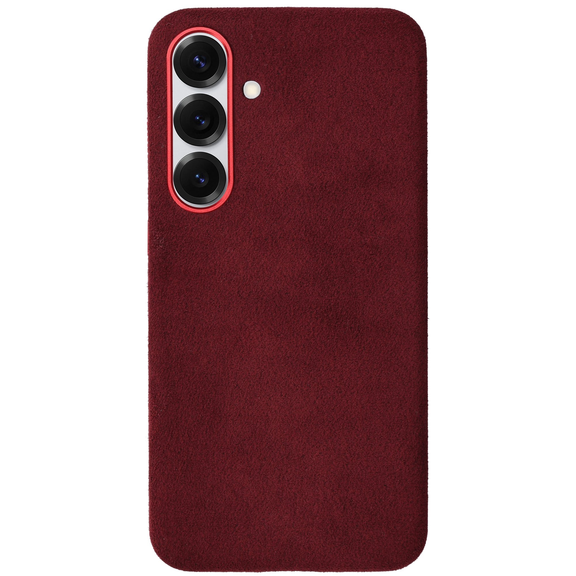 Rosso Avanti Samsung S25 Plus / S24 Plus Hoesje Alcantara MagSafe Burgundy afbeelding 1