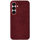 Rosso Avanti Samsung S25 Plus / S24 Plus Hoesje Alcantara MagSafe Burgundy