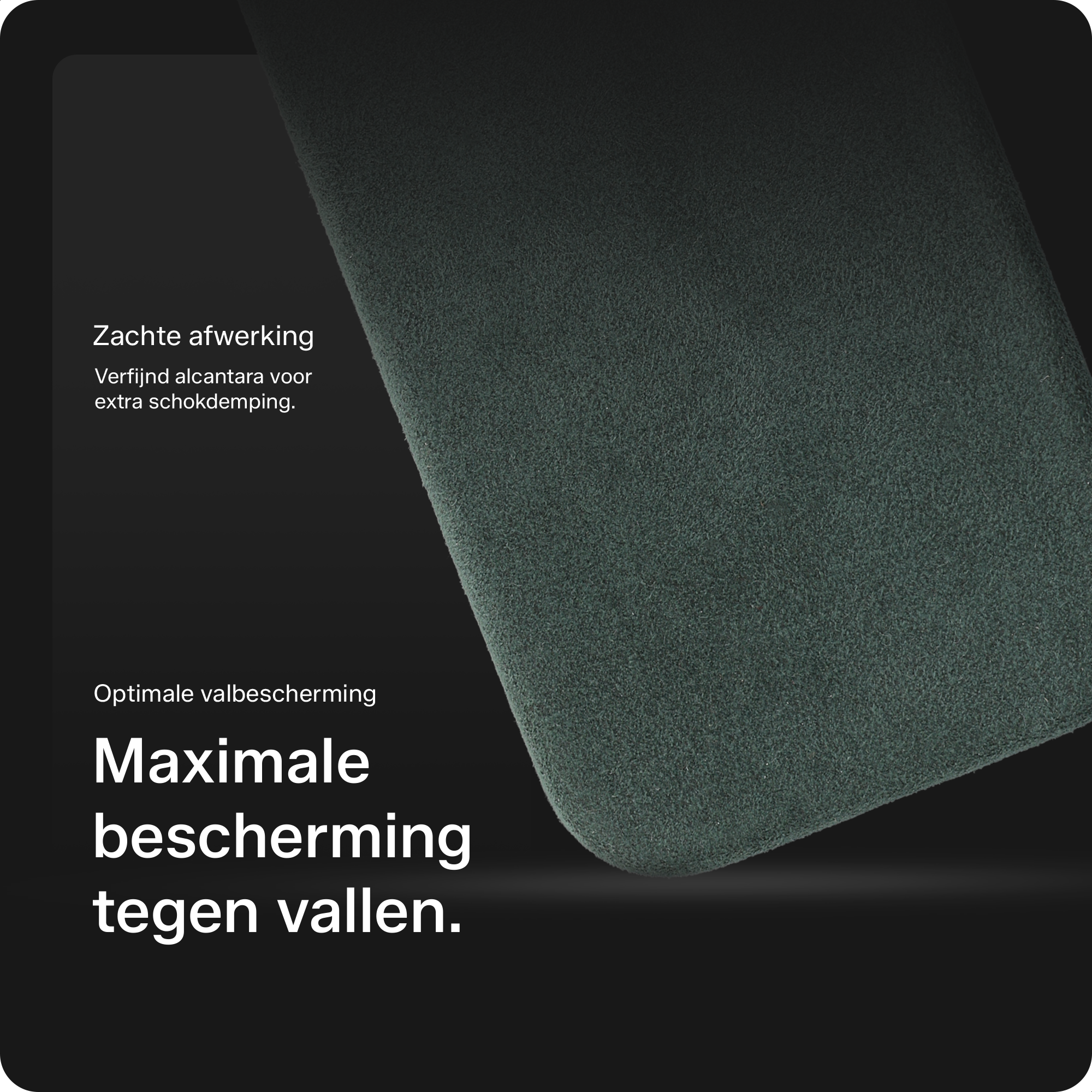 Rosso Avanti Samsung S25 Plus / S24 Plus Hoesje Alcantara MagSafe Groen afbeelding 4