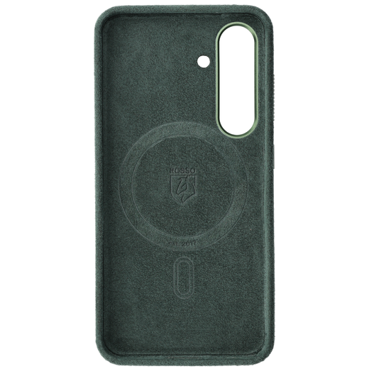 Rosso Avanti Samsung S25 Plus / S24 Plus Hoesje Alcantara MagSafe Groen afbeelding 8