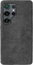 Rosso Avanti Samsung S25 Ultra Hoesje Alcantara MagSafe Back Cover Grijs