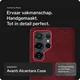 Rosso Avanti Samsung S25 Ultra Hoesje Alcantara MagSafe Back Cover Burgundy afbeelding 4