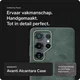 Rosso Avanti Samsung S25 Ultra Hoesje Alcantara MagSafe Back Cover Groen afbeelding 2