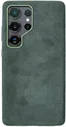 Rosso Avanti Samsung S25 Ultra Hoesje Alcantara MagSafe Back Cover Groen