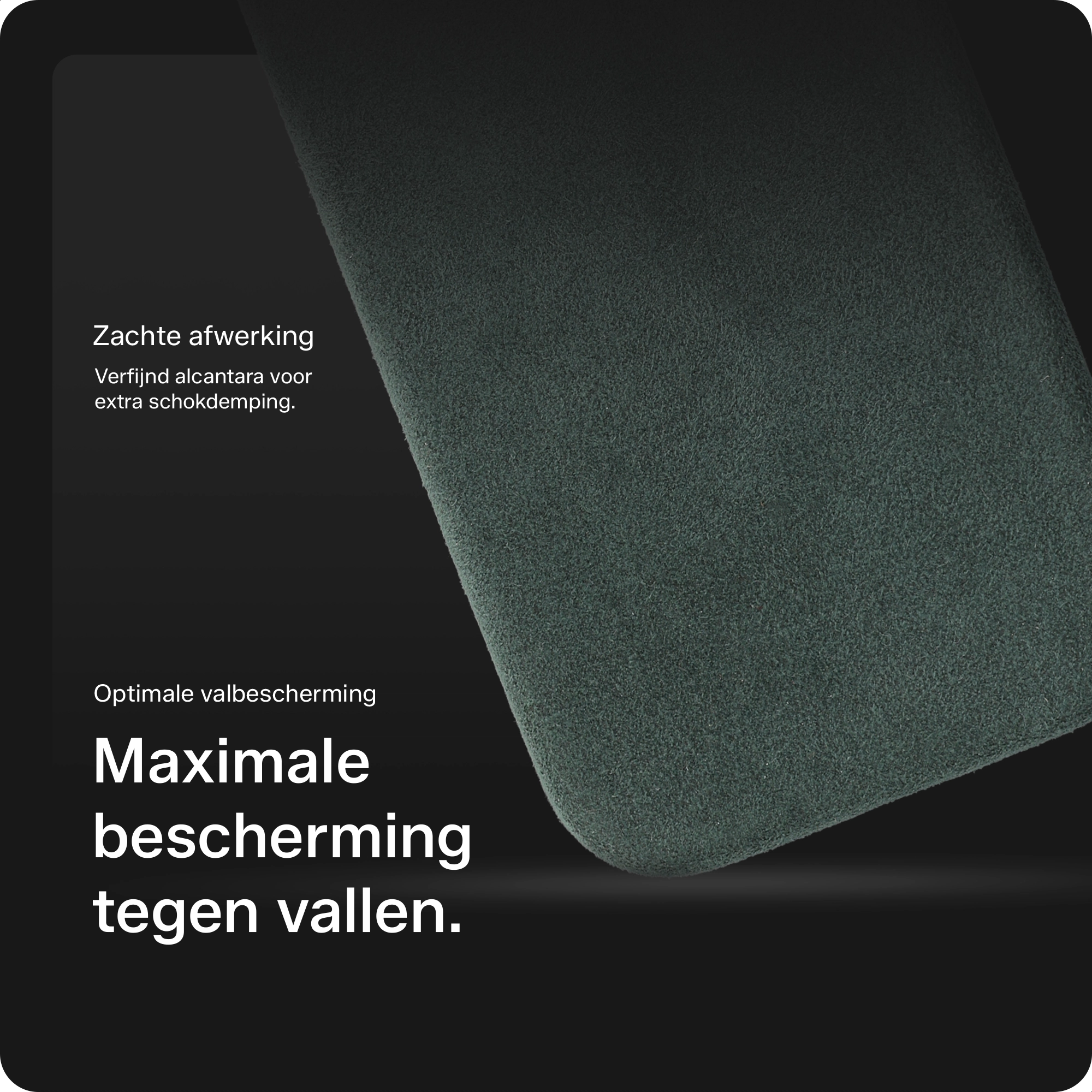 Rosso Avanti Samsung S25 Ultra Hoesje Alcantara MagSafe Back Cover Groen afbeelding 4