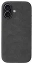 Rosso Avanti Apple iPhone 16 Hoesje Alcantara MagSafe Back Cover Grijs