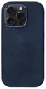 Rosso Avanti Apple iPhone 16 Pro Hoesje Alcantara MagSafe Back Cover Blauw
