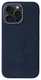 Rosso Avanti iPhone 16 Pro Max Hoesje Alcantara MagSafe Back Cover Blauw