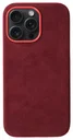 Rosso Avanti iPhone 16 Pro Max Hoesje Alcantara MagSafe Back Cover Burgundy
