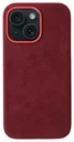 Rosso Avanti Apple iPhone 15 Hoesje Alcantara MagSafe Back Cover Burgundy