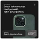 Rosso Avanti Apple iPhone 15 Hoesje Alcantara MagSafe Back Cover Groen afbeelding 4