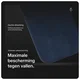 Rosso Avanti Apple iPhone 15 Pro Hoesje Alcantara MagSafe Back Cover Blauw afbeelding 6