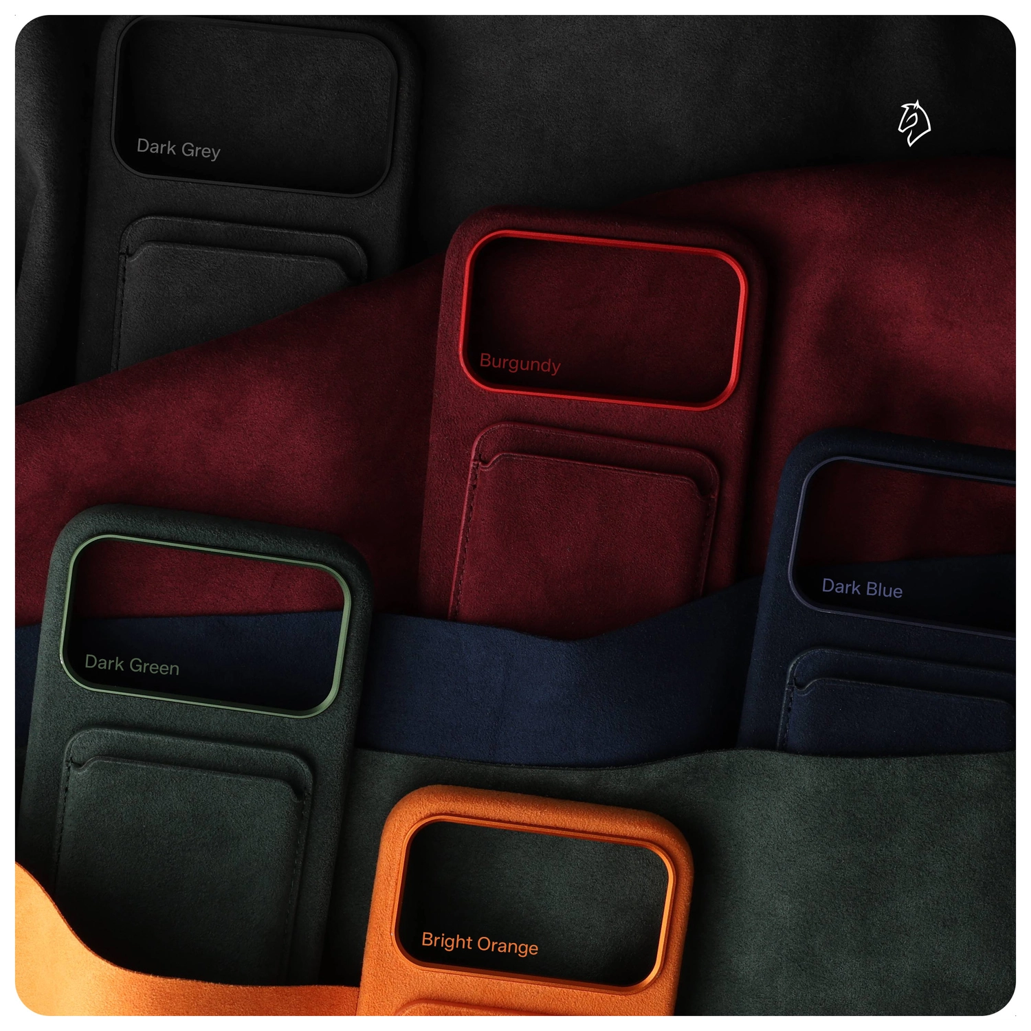 Rosso Avanti Apple iPhone 15 Pro Hoesje Alcantara MagSafe Back Cover Blauw afbeelding 9