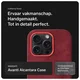 Rosso Avanti Apple iPhone 15 Pro Hoesje Alcantara MagSafe Back Cover Burgundy afbeelding 4