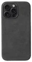 Rosso Avanti iPhone 14 Pro Max Hoesje Alcantara MagSafe Back Cover Grijs