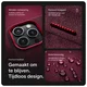 Rosso Avanti iPhone 14 Pro Max Hoesje Alcantara MagSafe Back Cover Burgundy afbeelding 5
