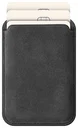 Rosso Avanti Alcantara Wallet MagSafe Kaarthouder / Pasjeshouder Grijs
