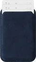 Rosso Avanti Alcantara Wallet MagSafe Kaarthouder / Pasjeshouder Blauw