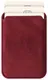 Rosso Avanti Alcantara Wallet MagSafe Kaarthouder / Pasjeshouder Burgundy