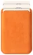 Rosso Avanti Alcantara Wallet MagSafe Kaarthouder / Pasjeshouder Oranje