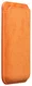 Rosso Avanti Alcantara Wallet MagSafe Kaarthouder / Pasjeshouder Oranje afbeelding 6