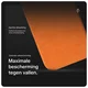 Rosso Avanti Alcantara Wallet MagSafe Kaarthouder / Pasjeshouder Oranje afbeelding 5