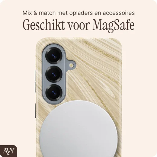 AVY Samsung Galaxy S26 Hoesje MagSafe Back Cover Aurum Gold afbeelding 6