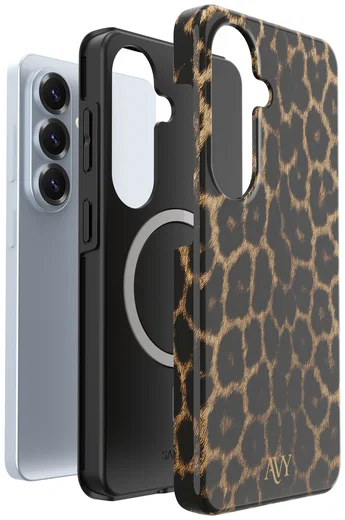 AVY Samsung Galaxy S26 Hoesje MagSafe Back Cover Panthera Chic afbeelding 11