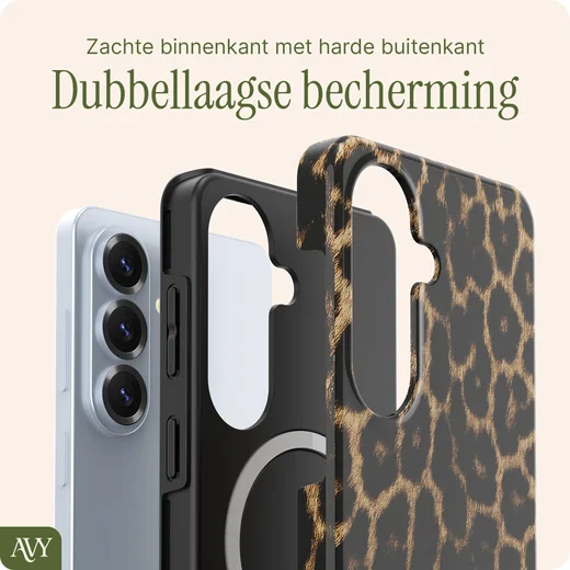 AVY Samsung Galaxy S26 Hoesje MagSafe Back Cover Panthera Chic afbeelding 7
