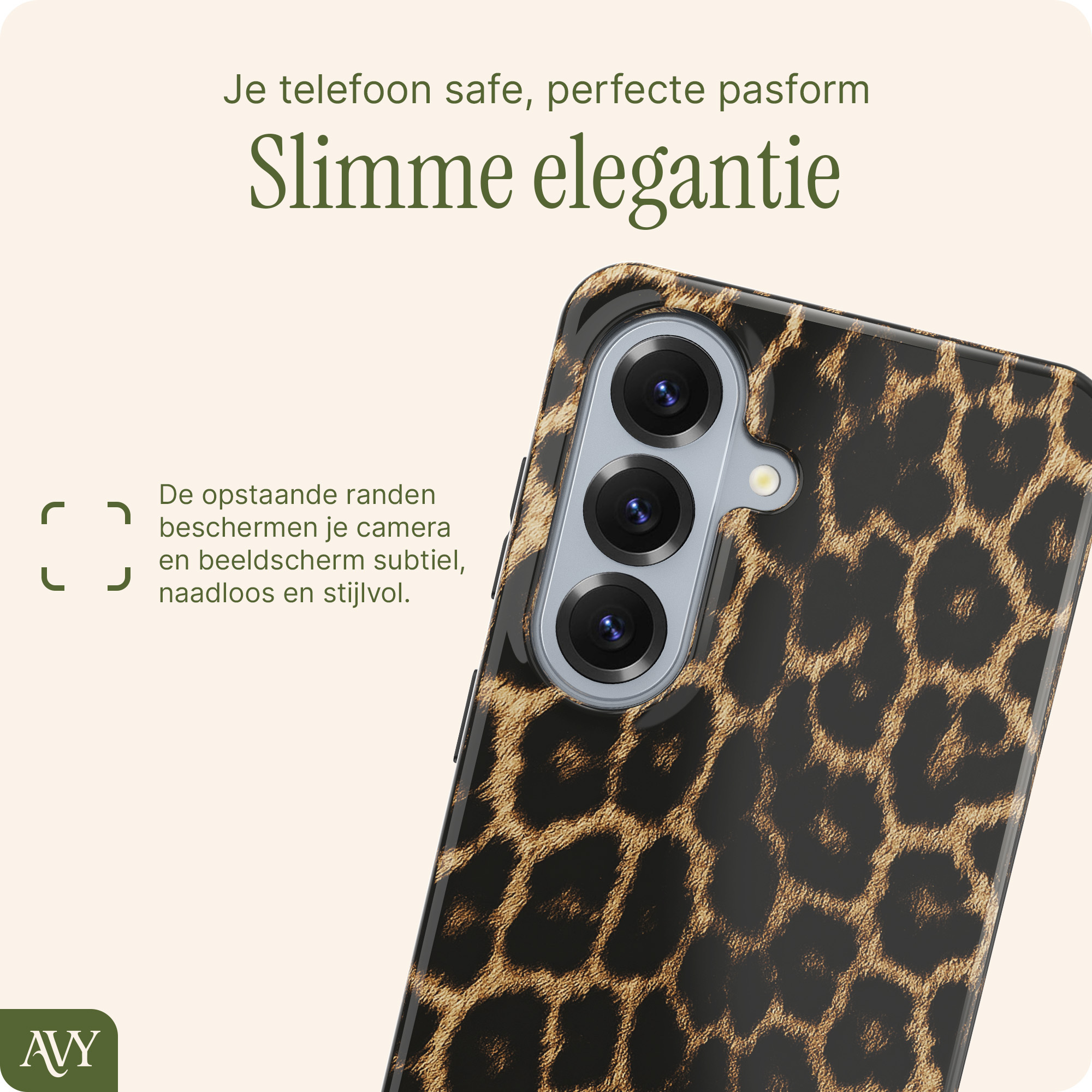 AVY Samsung Galaxy S26 Hoesje MagSafe Back Cover Panthera Chic afbeelding 9