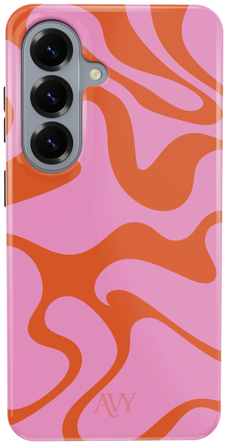 AVY Samsung Galaxy S26 Hoesje MagSafe Back Cover Rosé Twist afbeelding 1