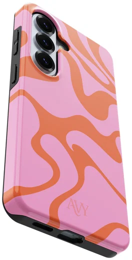 AVY Samsung Galaxy S26 Hoesje MagSafe Back Cover Rosé Twist afbeelding 10