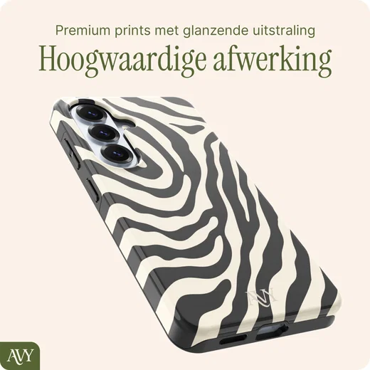 AVY Samsung Galaxy S26 Plus Hoesje MagSafe Back Cover Serengeti Zebra afbeelding 9