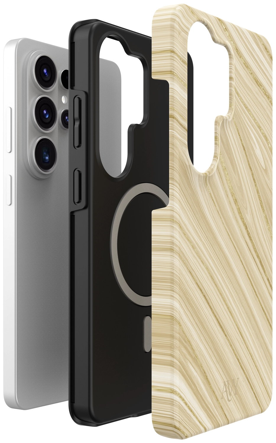 AVY Samsung Galaxy S26 Ultra Hoesje MagSafe Back Cover Aurum Gold afbeelding 10