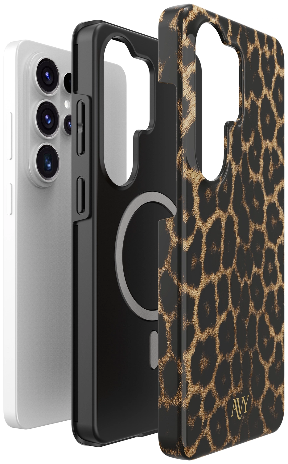 AVY Samsung Galaxy S26 Ultra Hoesje MagSafe Back Cover Panthera Chic afbeelding 11