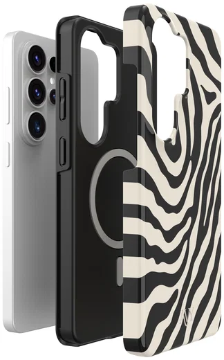 AVY Samsung Galaxy S26 Ultra Hoesje MagSafe Back Cover Serengeti Zebra afbeelding 10