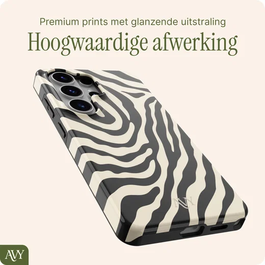 AVY Samsung Galaxy S26 Ultra Hoesje MagSafe Back Cover Serengeti Zebra afbeelding 9