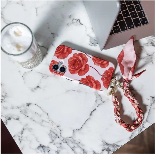AVY Samsung Galaxy S26 Ultra Hoesje MagSafe Back Cover Botanique Roses afbeelding 3