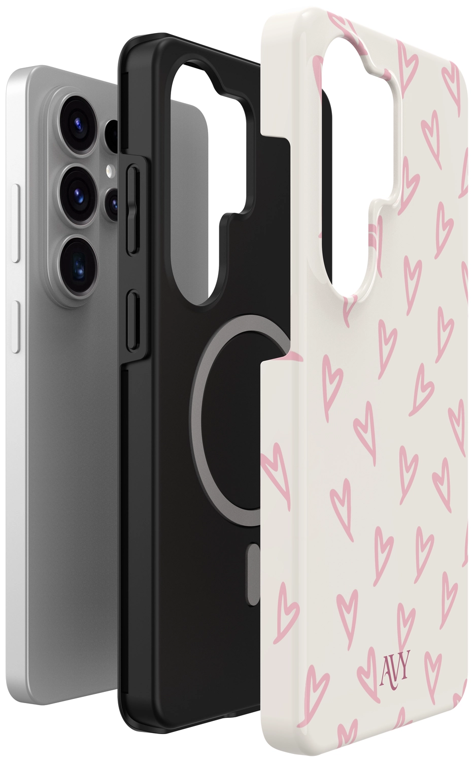AVY Samsung Galaxy S26 Ultra Hoesje MagSafe Back Cover Cupid Blush afbeelding 10