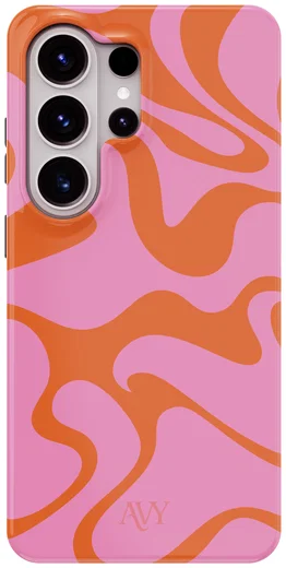 AVY Samsung Galaxy S26 Ultra Hoesje MagSafe Back Cover Rosé Twist afbeelding 1
