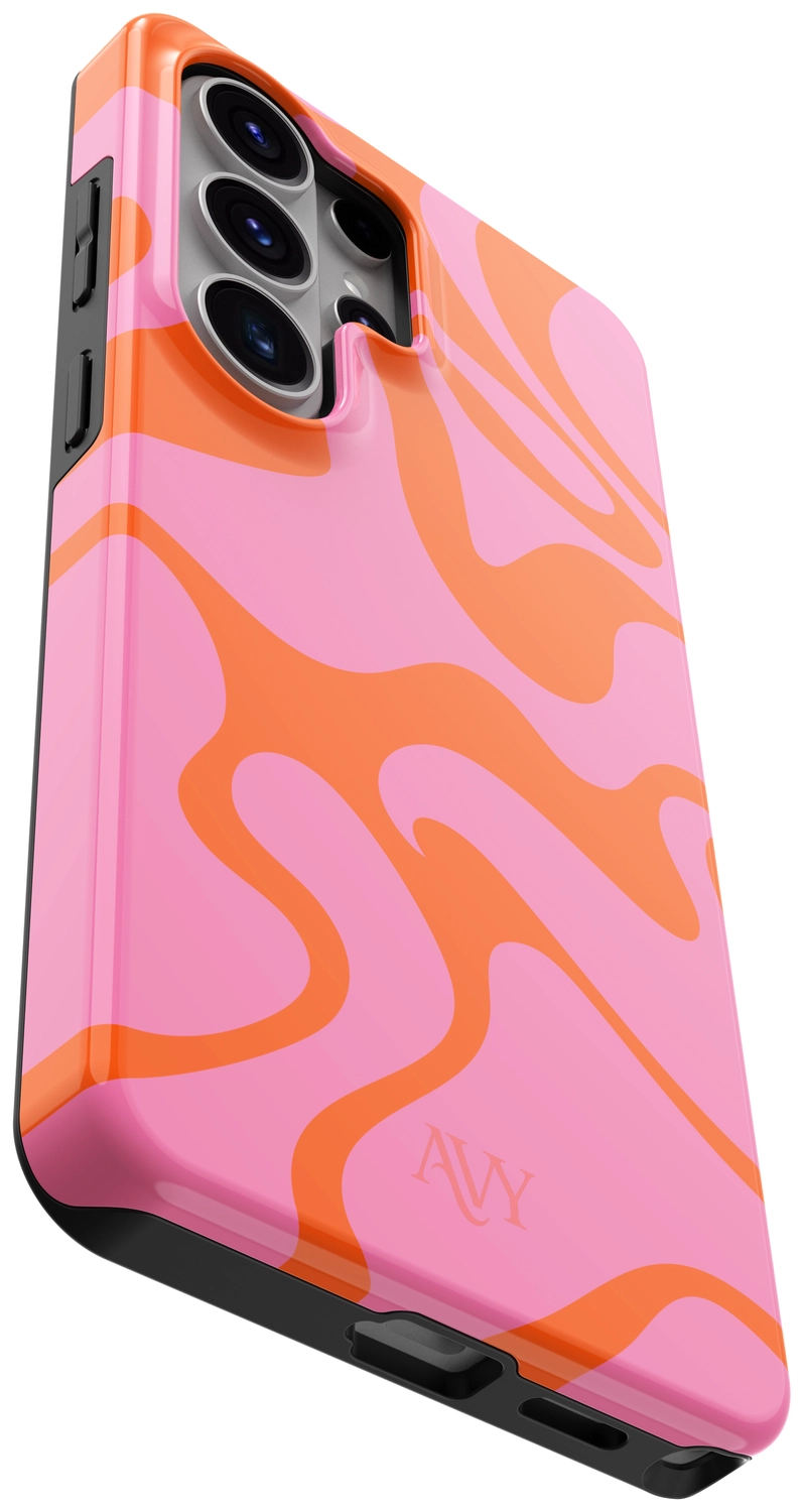AVY Samsung Galaxy S26 Ultra Hoesje MagSafe Back Cover Rosé Twist afbeelding 10