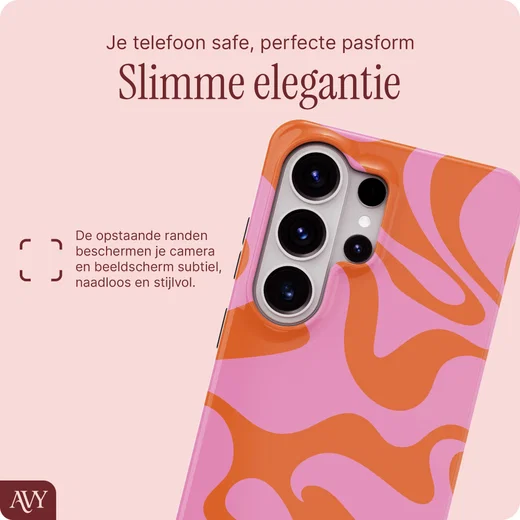 AVY Samsung Galaxy S26 Ultra Hoesje MagSafe Back Cover Rosé Twist afbeelding 7