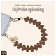 AVY Universele Hartjes Armband Polsband Telefoonkoord (30CM) Cupid Brown afbeelding 3