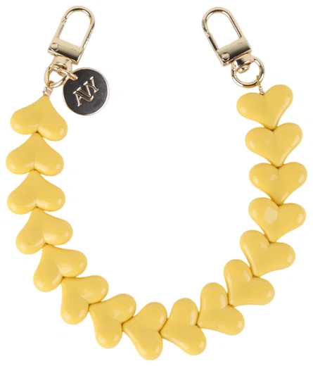 AVY Universele Hartjes Armband Polsband Telefoonkoord (30CM) Cupid Yellow afbeelding 1