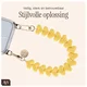 AVY Universele Hartjes Armband Polsband Telefoonkoord (30CM) Cupid Yellow afbeelding 3