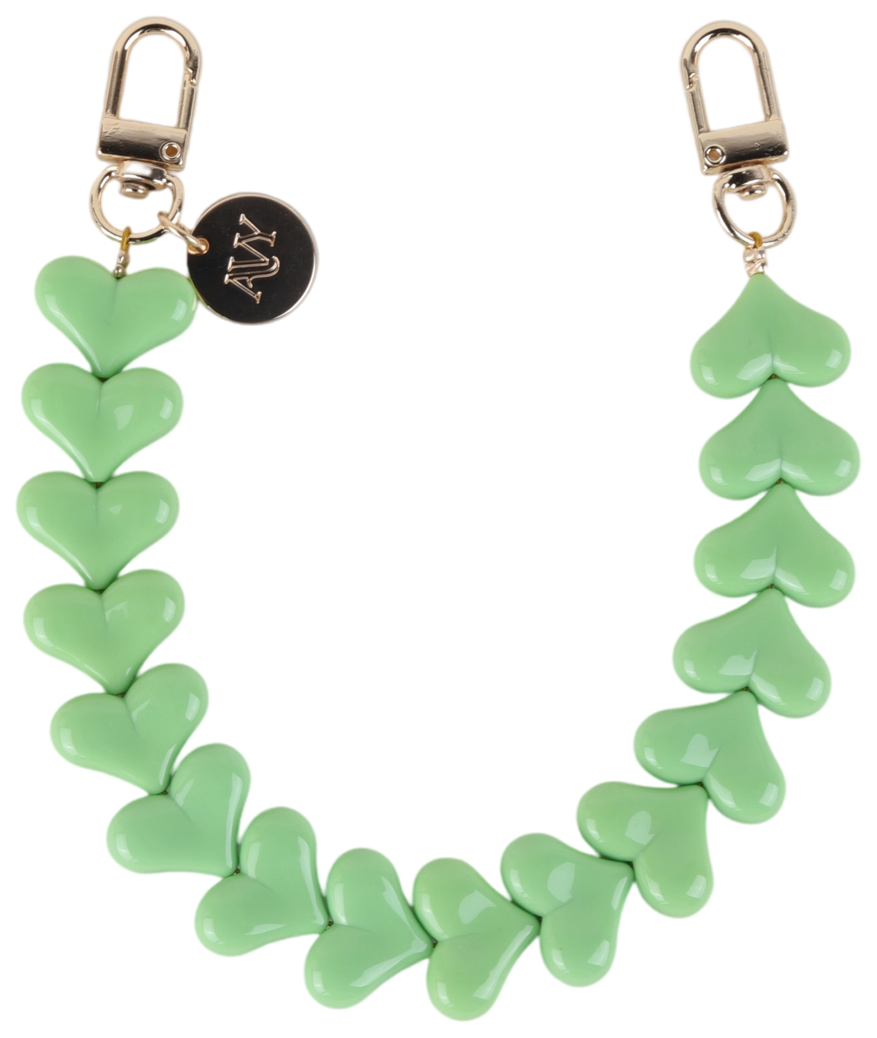 AVY Universele Hartjes Armband Polsband Telefoonkoord (30CM) Cupid Matcha afbeelding 1