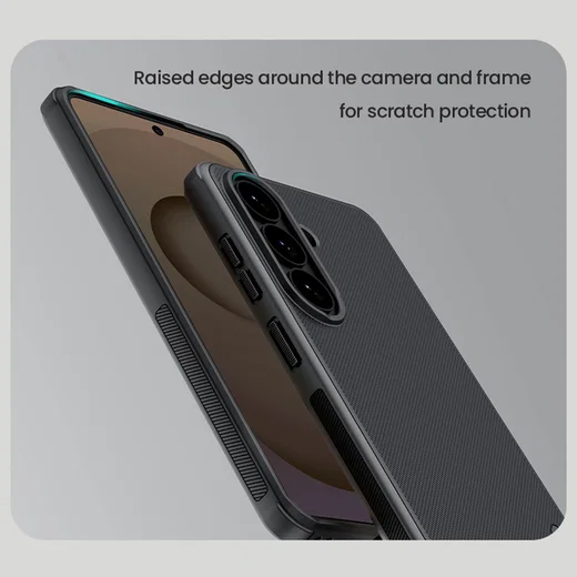 Nillkin Frosted Shield Samsung S26 Hoesje MagSafe Back Cover Zwart afbeelding 3