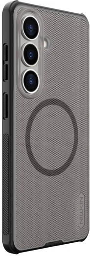 Nillkin Frosted Shield Samsung S26 Hoesje MagSafe Back Cover Transparant Zwart afbeelding 2
