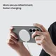 Nillkin Frosted Shield Samsung S26 Hoesje MagSafe Back Cover Transparant Zwart afbeelding 7