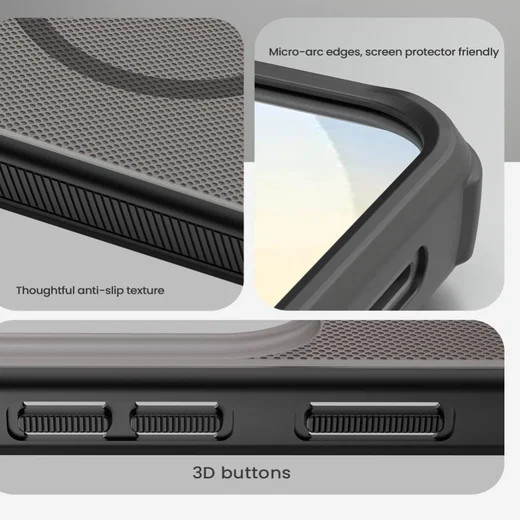 Nillkin Frosted Shield Samsung S26 Hoesje MagSafe Back Cover Transparant Zwart afbeelding 11